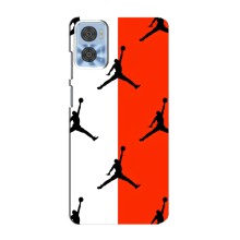 Чохли для Motorola MOTO E22 - з картинкою JORDAN (AlphaPrint) (Лого Джордан)