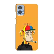 Чохли з Мавпами NFT для Motorola MOTO E22 (AlphaPrint) (Нудна мавпа NFT)