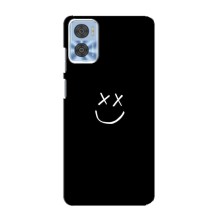 Чохол для Моторола Мото е22 - (AlphaPrint) з принтом (ТОП продажів) (Смайл)