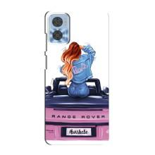 Чохол з друком для Motorola MOTO E22 - (Мода) (AlphaPrint) (На машині)