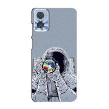 Чохол NASA для Motorola MOTO E22 (AlphaPrint) (Космонавт фото)