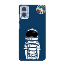 Чохол NASA для Motorola MOTO E22 (AlphaPrint) (Хлопчик в шоломі)