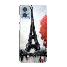 Чохол Ейфелева Вежа Motorola MOTO E22 - (AlphaPrint) (Вежа в Парижі)