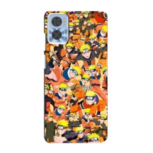 Чохли з принтом НАРУТО на Motorola MOTO E22 (Коллаж Наруто)