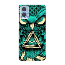 Чохол з пташками на Motorola MOTO E22 (VPrint) (Сова з оком)