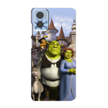Чехол с мультфильмом Шрек на Motorola MOTO E22