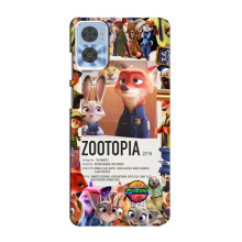 Чехол Зоотрополіс на Motorola MOTO E22 – Коллаж Зоо