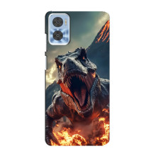 Чохол з картинкою 'Хижаки' для Motorola MOTO E22 – Динозавр