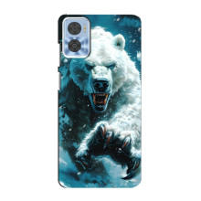 Чохол з картинкою 'Хижаки' для Motorola MOTO E22 – Ведмідь