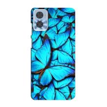 Силіконовий бампер з картинкою звірів для Motorola MOTO E22 (Крила метеликів)