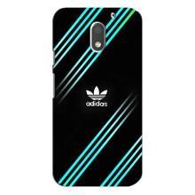 Чохли Адидас для Motorola MOTO E3 (AlphaPrint) (Адідас з полосами)
