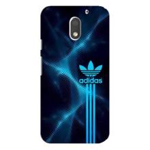 Чохли Адидас для Motorola MOTO E3 (AlphaPrint) (Синій Адідас)