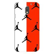 Чохли для Motorola MOTO E3 - з картинкою JORDAN (AlphaPrint) (Лого Джордан)