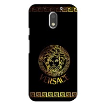 Чехлы VERSACE для Мото Е3 (PREMIUMPrint) (Logo Versace)