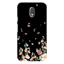 Чохол для Моторола MOTO E3 - з принтом (Дизайнерські) (AlphaPrint) (Маленькі квіти)