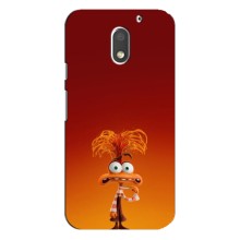 Чехол Головоломка для Motorola MOTO E3 - (AlphaPrint) (Тревожность)