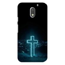 Християнські Чохли для Motorola MOTO E3 (AlphaPrint) (Хрест і місто)