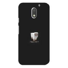 Чохол Майнкрафт на Motorola MOTO E3 (AlphaPrint) Minecraft (Овечка Майнкрафт)