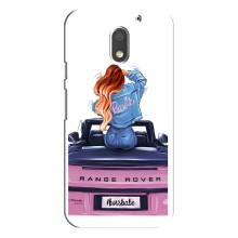 Чохол з друком для Motorola MOTO E3 - (Мода) (AlphaPrint) (На машині)