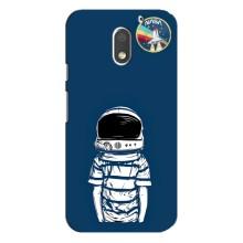 Чохол NASA для Motorola MOTO E3 (AlphaPrint) (Хлопчик в шоломі)