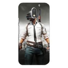 Чеjхол PUBG для Моторола MOTO E3 (AlphaPrint) (Пабг мен)