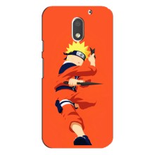 Чохли з принтом НАРУТО на Motorola MOTO E3 (Силует Наруто)