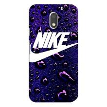 Чохол для Motorola MOTO E3 - з принтом Найк (AlphaPrint) (Найк принт)