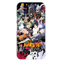 Купить Чехлы на телефон с принтом Anime для Моторола Мото Е3 (Наруто постер)