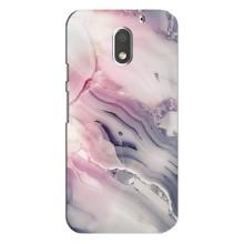 Мраморний чехол на Motorola MOTO E3 (VPrint) (Пурпурний Мрамор)