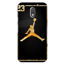 Силиконовый Чехол Nike Air Jordan на Моторола Мото Е3 – Джордан 23