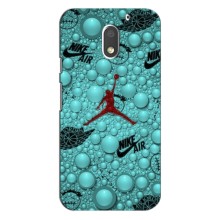 Силиконовый Чехол Nike Air Jordan на Моторола Мото Е3 (Джордан Найк)