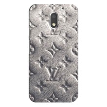 Текстурный Чехол Louis Vuitton для Моторола Мото Е3 – Бежевый ЛВ
