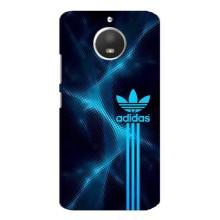Чехлы Адидас для Motorola MOTO E4 (AlphaPrint) – Синий Адидас