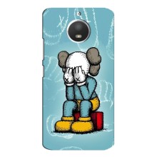 Чохли для Motorola MOTO E4 - Bearbrick Louis Vuitton (PREMIUMPrint) (Плач Bearbrick)