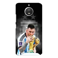 Чехлы для Motorola MOTO E4 (Leo чемпион) (AlphaPrint) (Месси Чемпион)