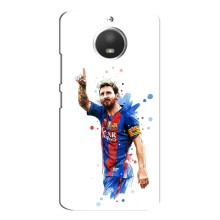 Чехлы Месси для Motorola MOTO E4 (AlphaPrint) (Лео Месси)