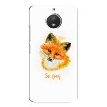 Чохли з картинкою Лисичка для Motorola MOTO E4 (VPrint) – Дівчинка Лиса