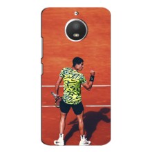 Чехлы с принтом Спортивная тематика для Motorola Moto E4 – Алькарас Теннисист
