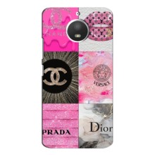 Чехол (Dior, Prada, YSL, Chanel) для Motorola MOTO E4 – Модница