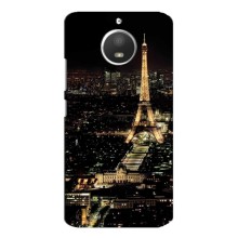 Чохол Ейфелева Вежа Motorola MOTO E4 - (AlphaPrint) (Нічний Париж)