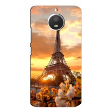 Чохол Ейфелева Вежа Motorola MOTO E4 - (AlphaPrint) (Сонячня вежа)