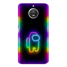 Чехол Амонг Ас для Motorola MOTO E4 (AlphaPrint) (Яркий скин)
