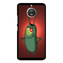 Чехол с картинкой "Одноглазый Планктон" на Motorola Moto E4 (Стильный Планктон)