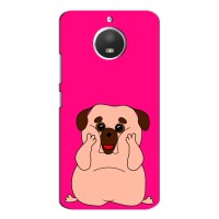 Чехол (ТПУ) Милые собачки для Motorola Moto E4 (Веселый Мопсик)