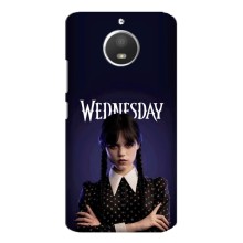 Чехлы Венсдей на Motorola MOTO E4 Уэнсдей (AlphaPrint) (Wednesday)