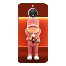 Крутые Чехлы Луи Виттон для Motorola MOTO E4 (AlphaPrint) (С Кофе)
