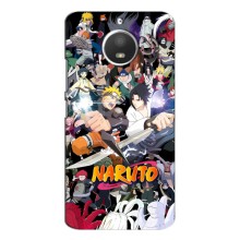 Купить Чехлы на телефон с принтом Anime для Моторола Мото Е4 (Наруто постер)