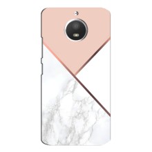 Мраморний чехол на Motorola MOTO E4 (VPrint) (Тройний мрамор)
