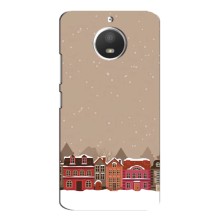 Новорічні, Святкові Чохли для Motorola MOTO E4 - 2024 год (Зимове місто)