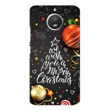 Рождественские Чехлы для Motorola MOTO E4 (VPrint) (Елочка)